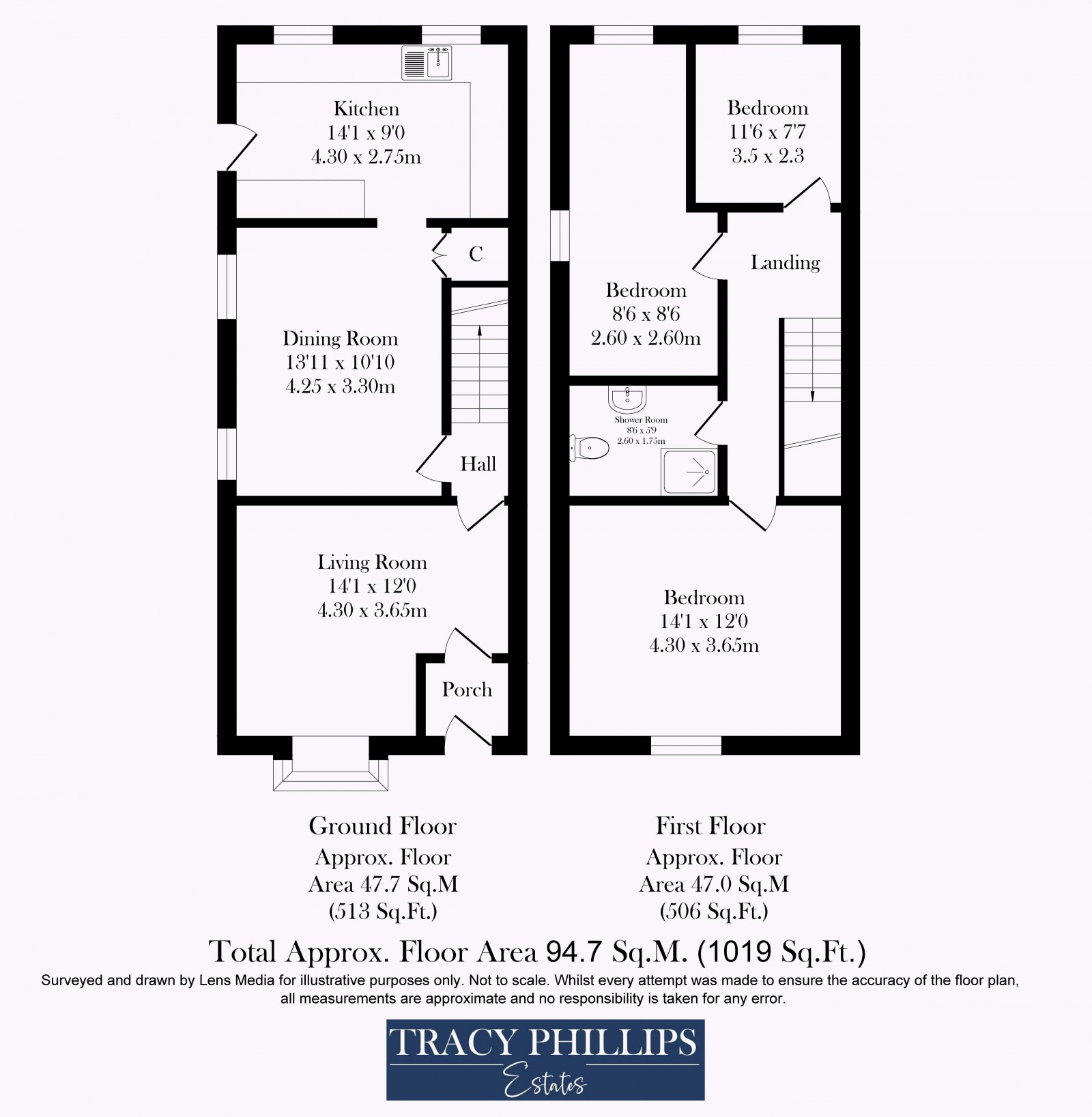 Floorplan for Appley Lane North, Appley Bridge, Wigan