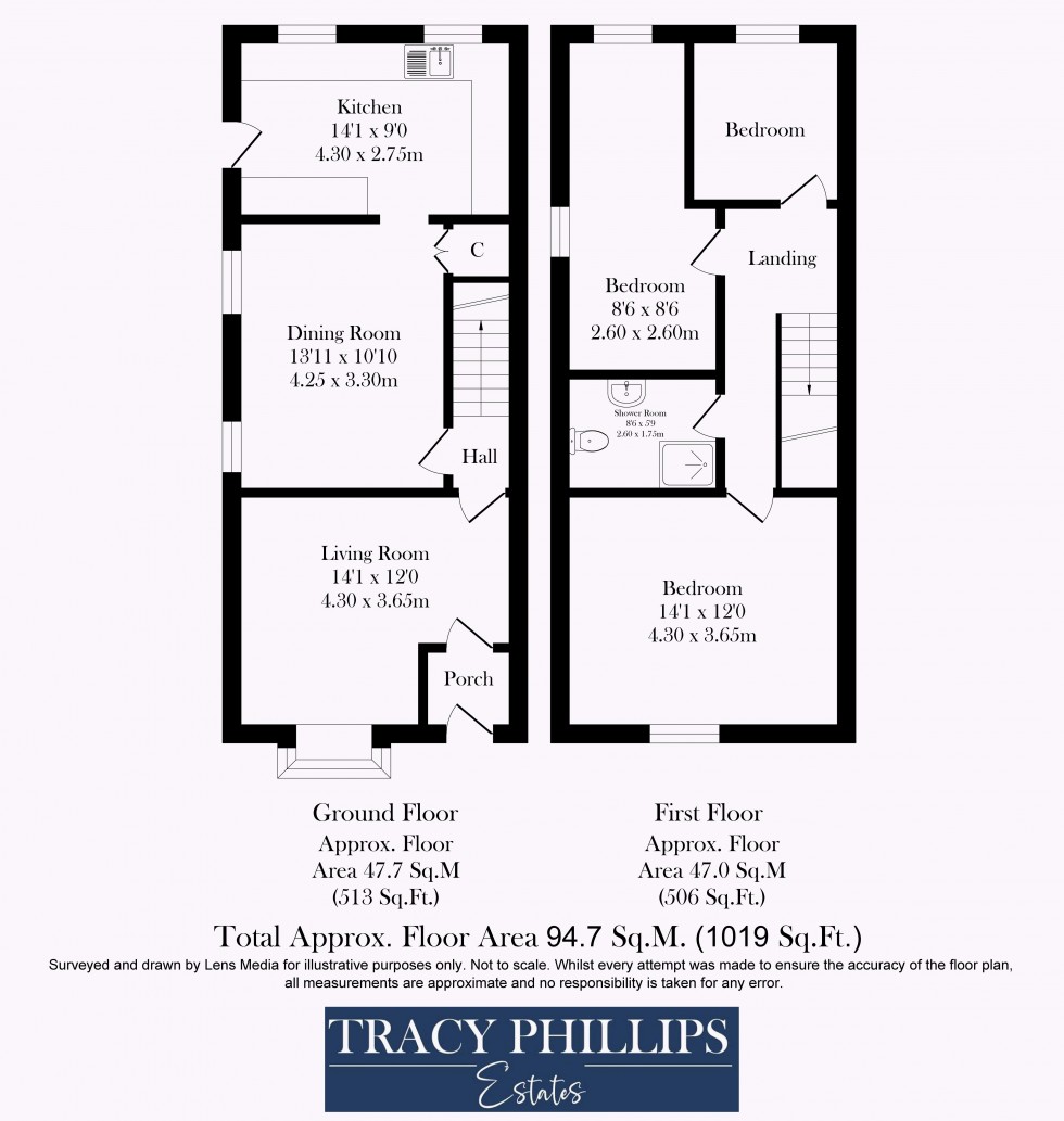 Floorplan for Appley Lane North, Appley Bridge, Wigan