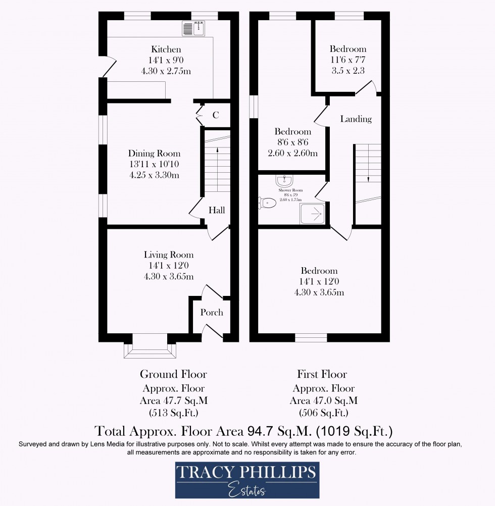 Floorplan for Appley Lane North, Appley Bridge, Wigan