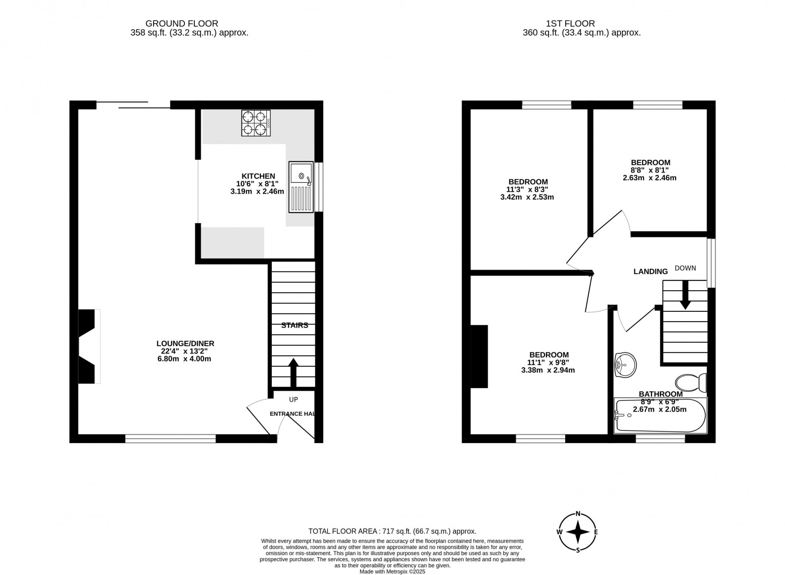 Floorplan for New Street, Platt Bridge, Wigan