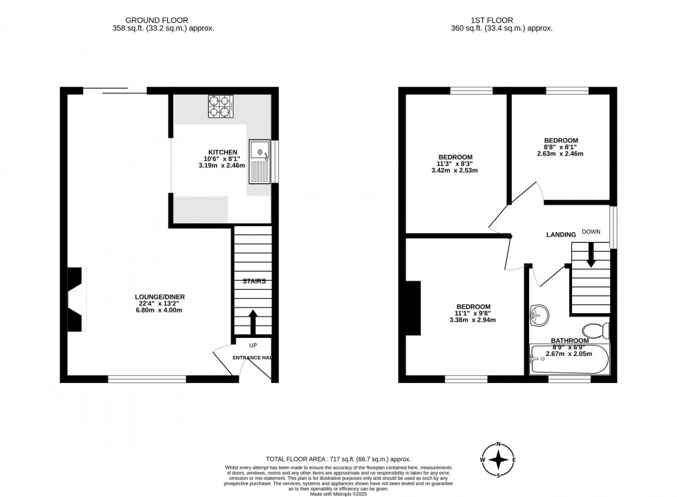 Floorplan for New Street, Platt Bridge, Wigan