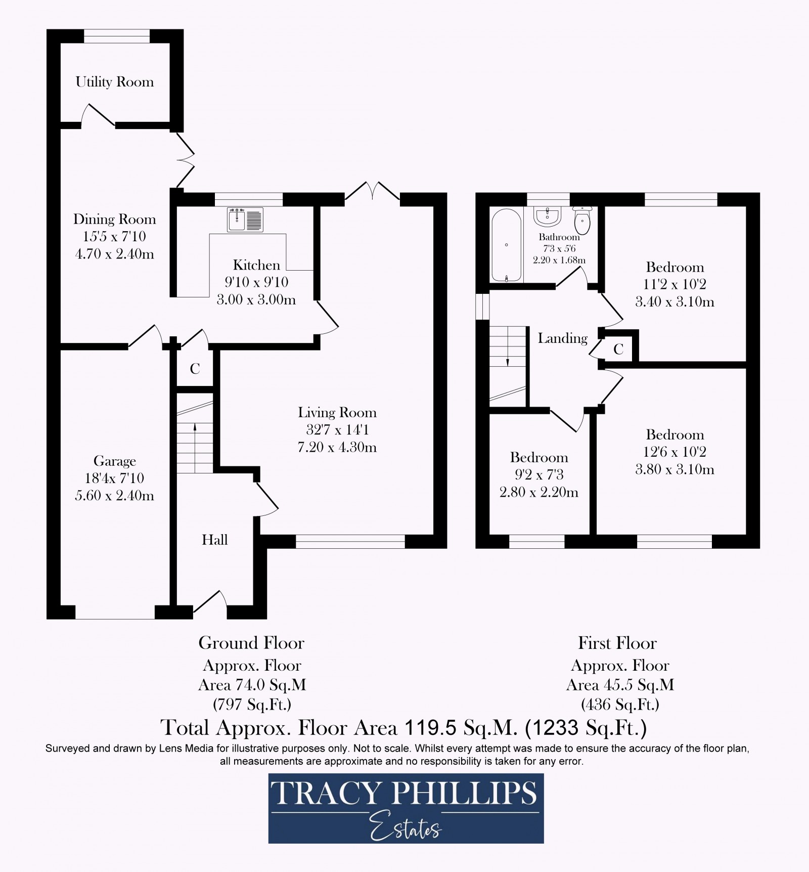 Floorplan for Millbank, Appley Bridge, Wigan