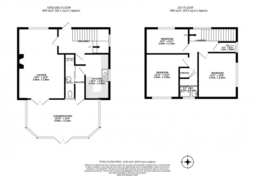 Floorplan for Kingsley Avenue, Wigan