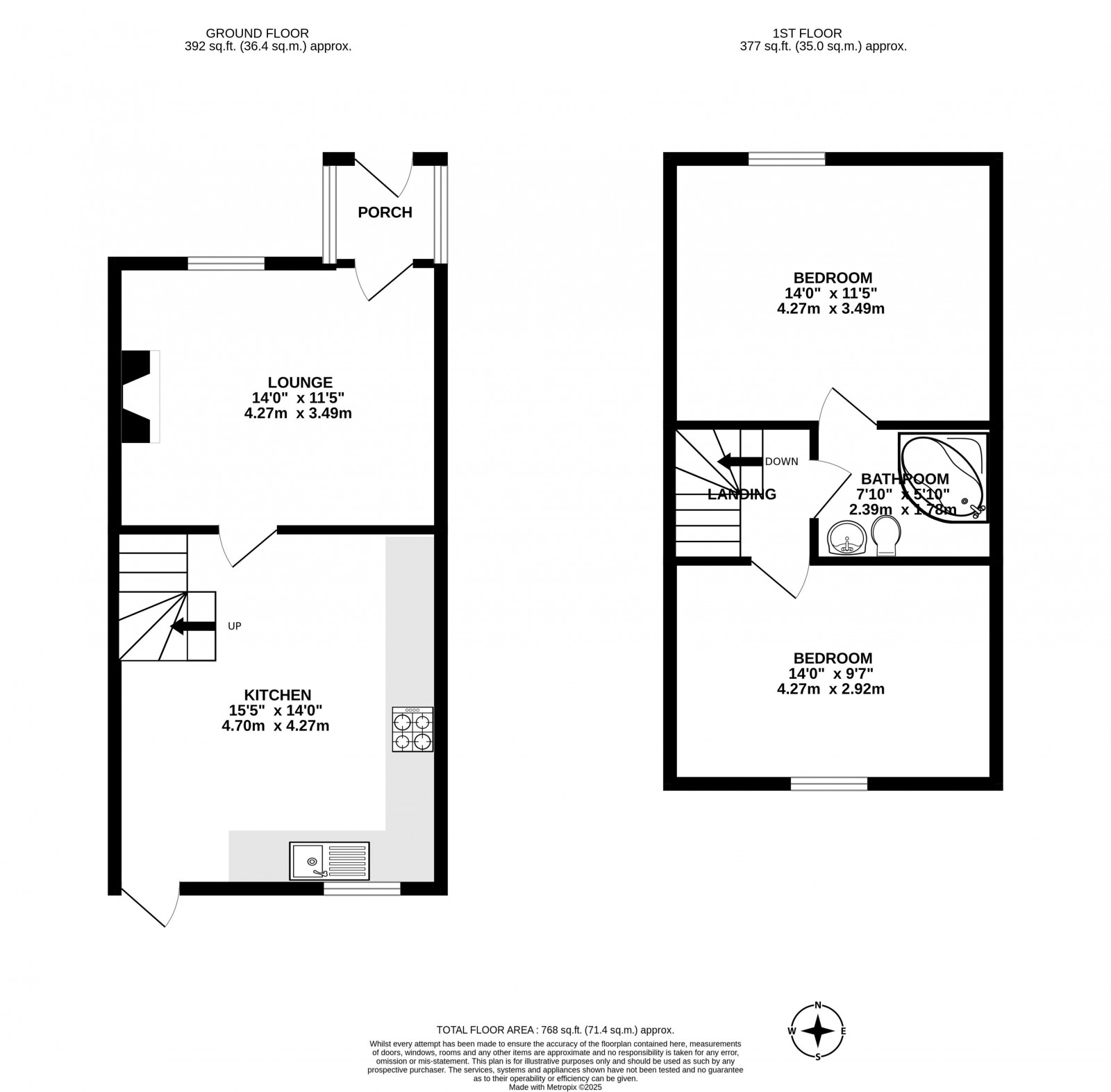 Floorplan for Roby Mill, Skelmersdale