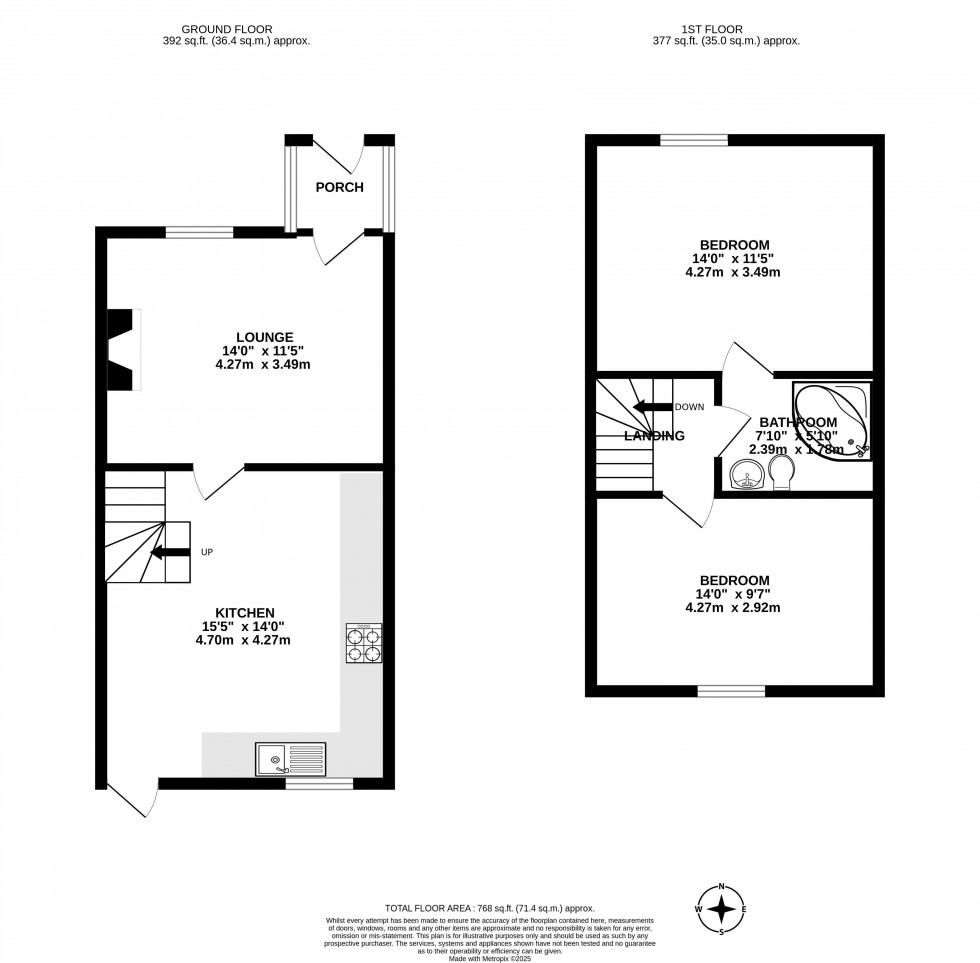 Floorplan for Roby Mill, Skelmersdale