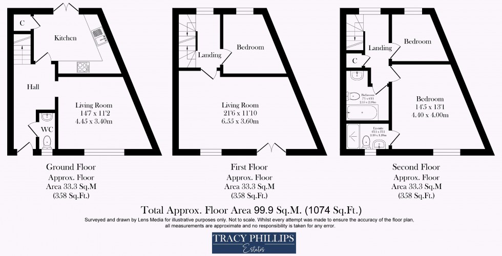 Floorplan for Trevore Drive, Standish, Wigan
