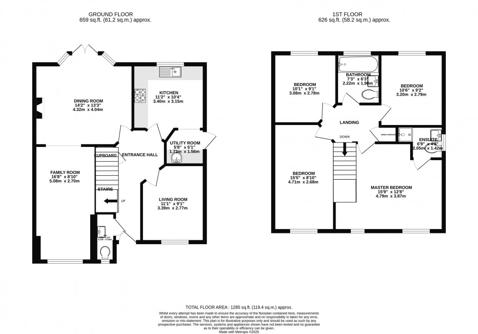 Floorplan for Iredale Crescent, Standish, Wigan