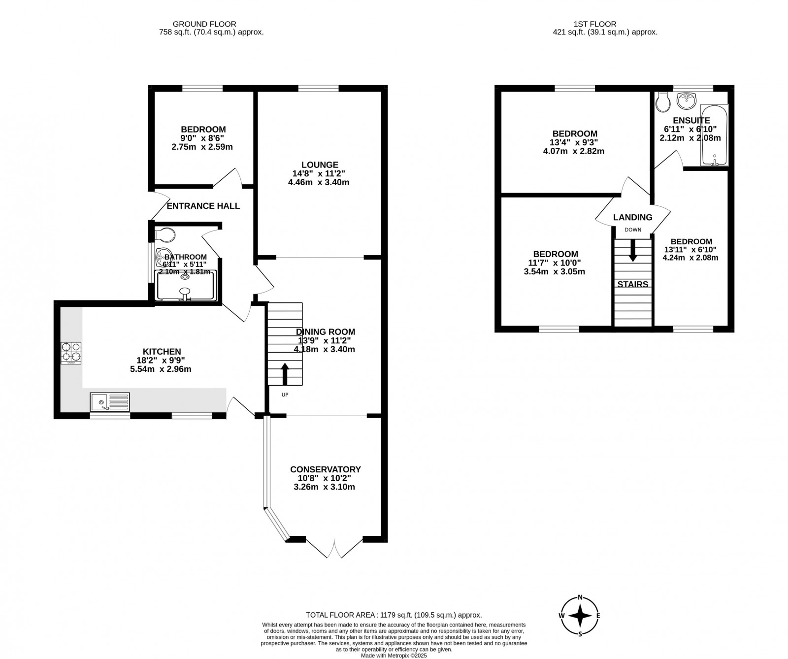 Floorplan for Park Avenue, Wigan