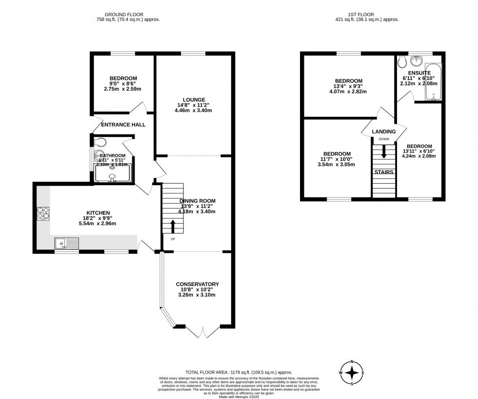 Floorplan for Park Avenue, Shevington, Wigan