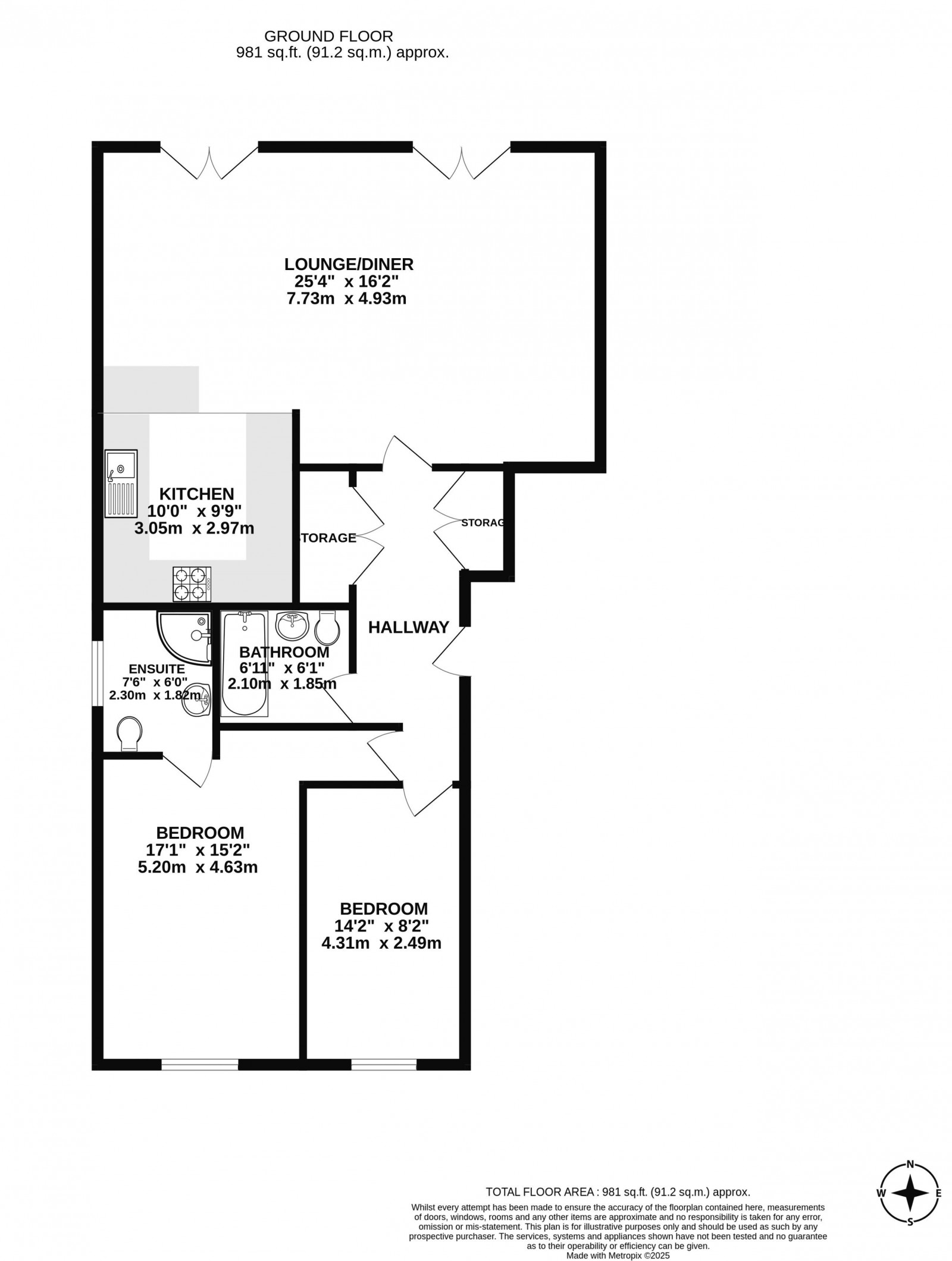 Floorplan for Thorn Hill Gardens, Standish, Wigan