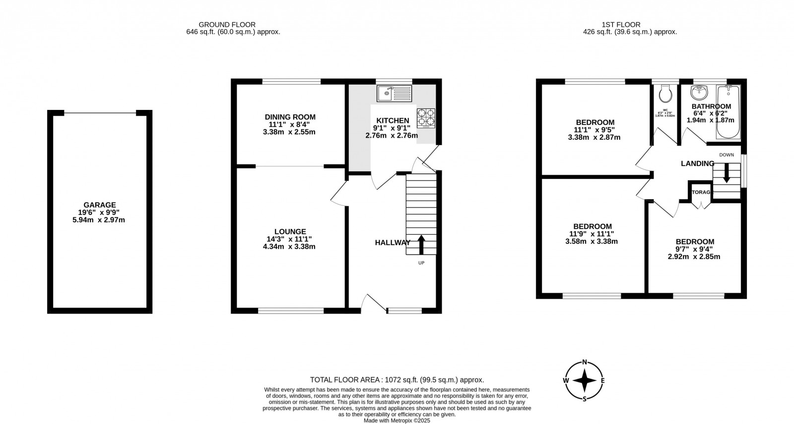 Floorplan for Balniel Walk, Wigan