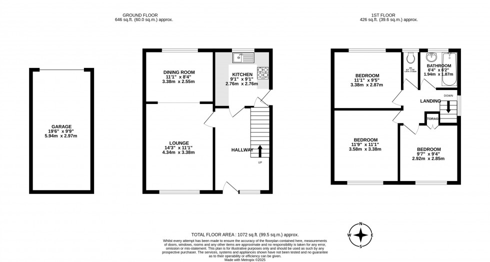 Floorplan for Balniel Walk, Wigan