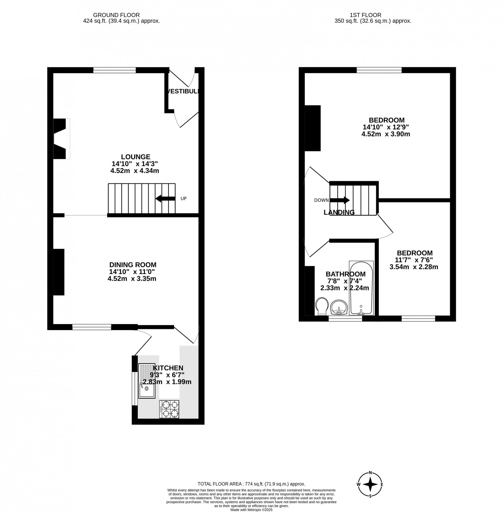 Floorplan for Alfred Street, Wigan