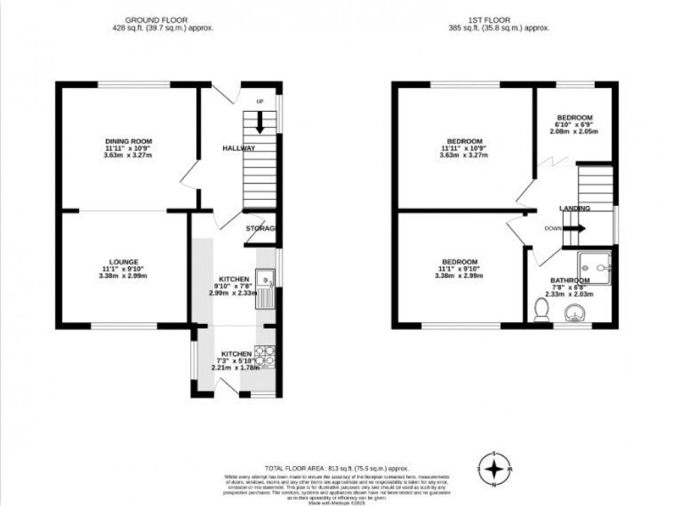 Floorplan for Douglas Drive, Shevington, Wigan
