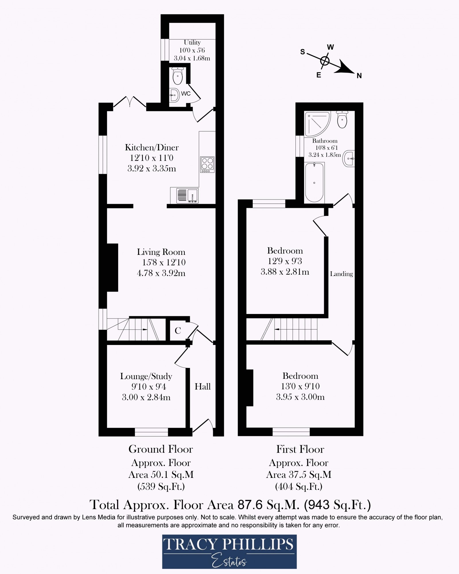 Floorplan for Rectory Lane, Standish. Wigan