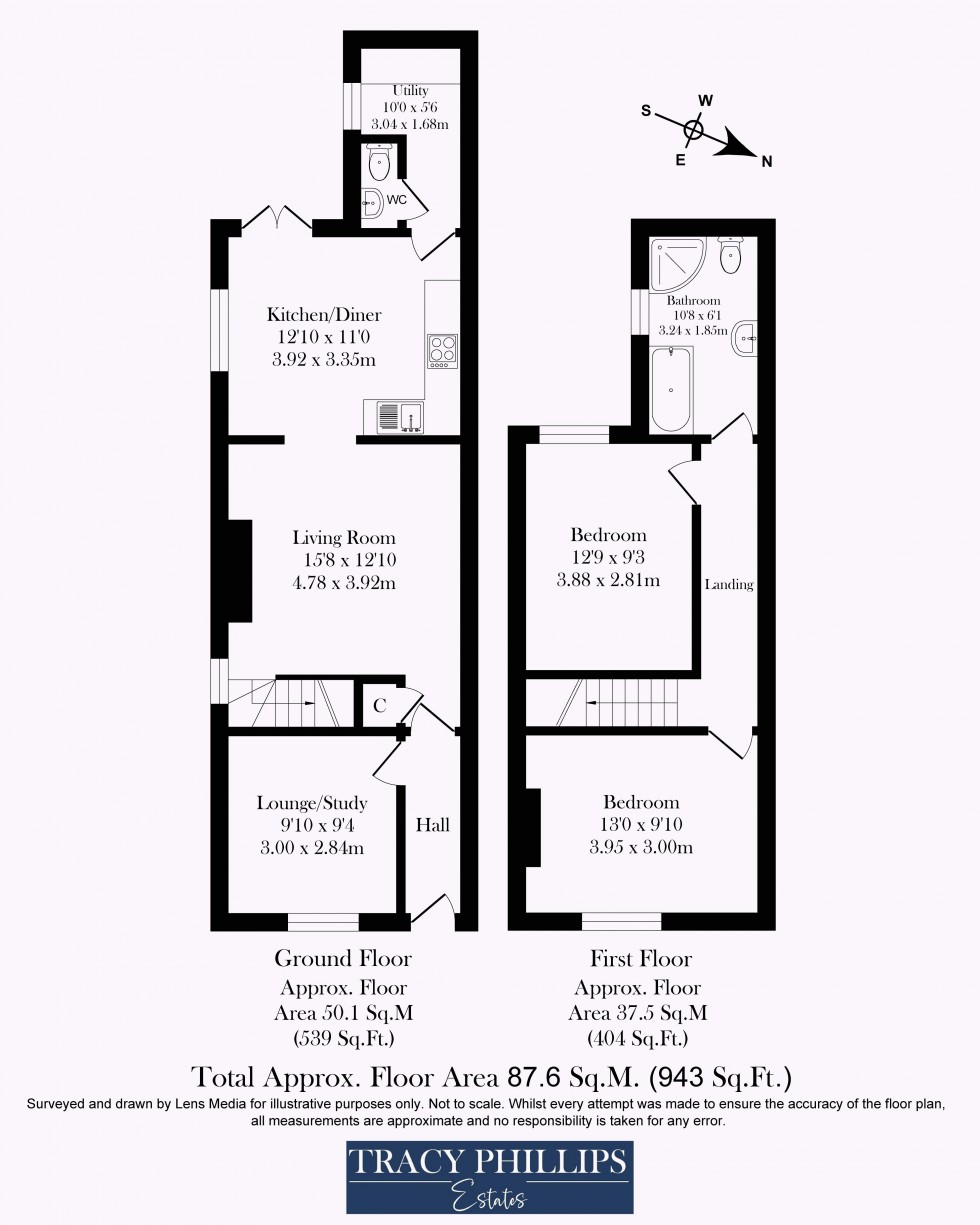 Floorplan for Rectory Lane, Standish. Wigan