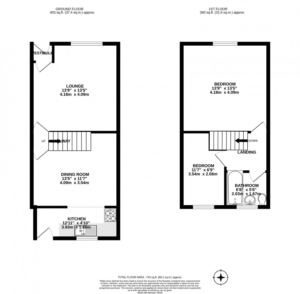Floorplan for Bradshaw Street, Whelley, Wigan