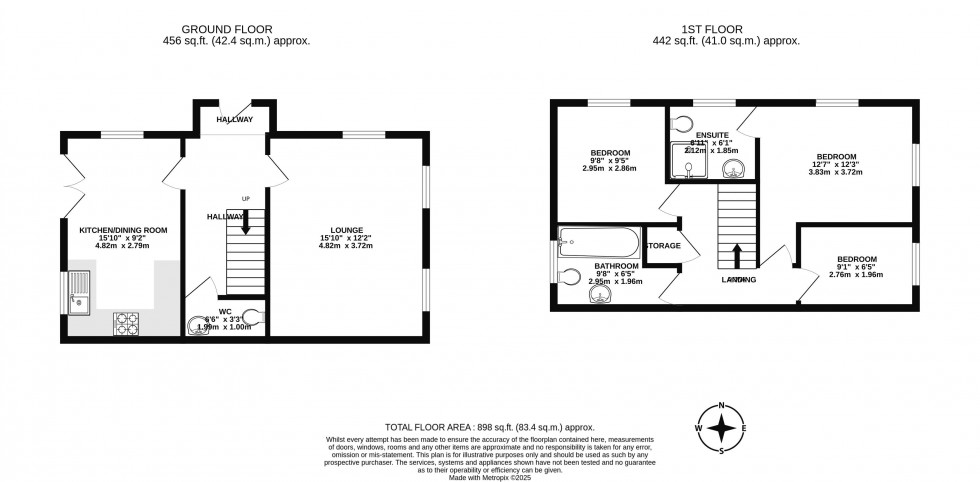 Floorplan for Range Drive, Standish, Wigan