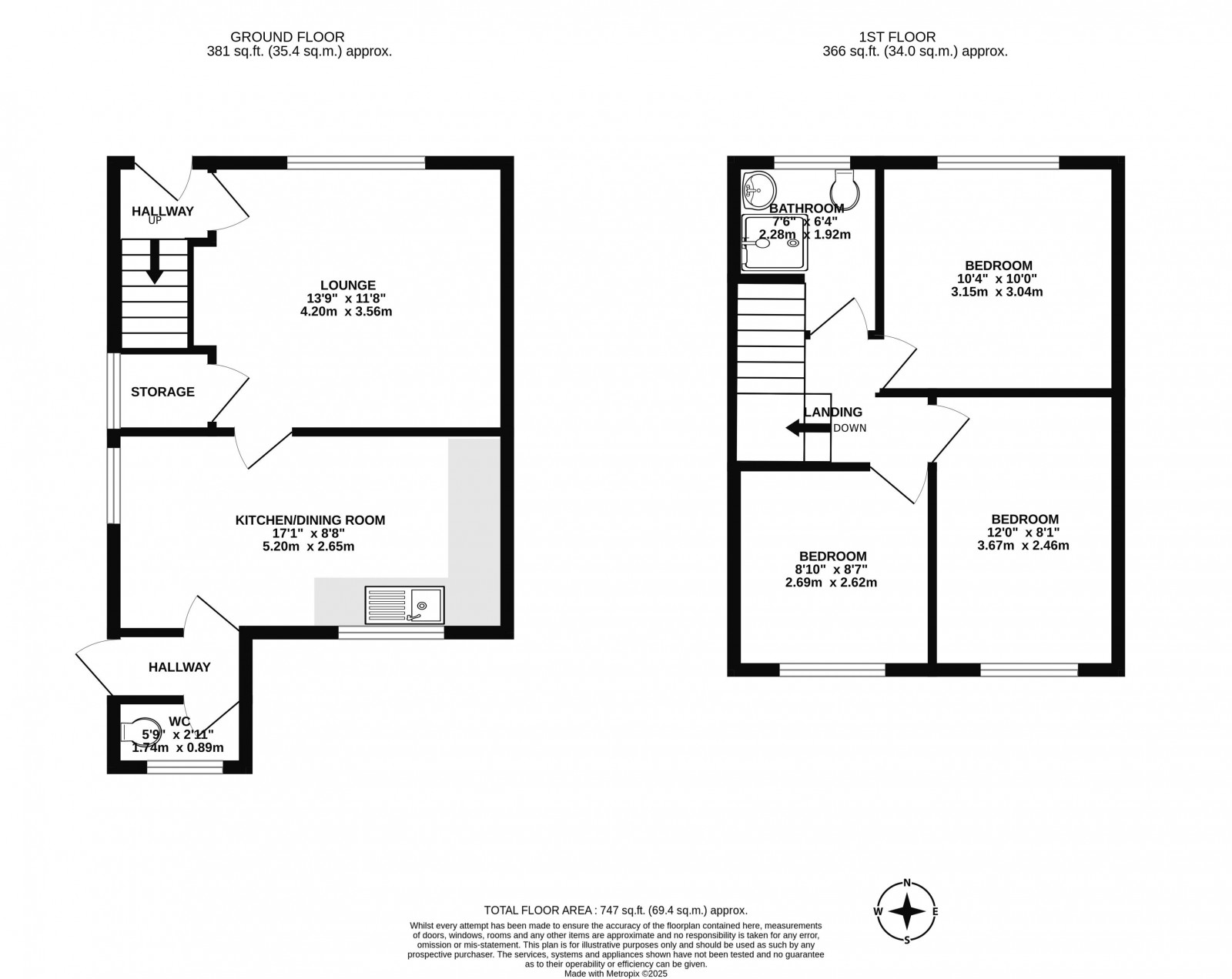 Floorplan for Broomfield Road, Standish, Wigan