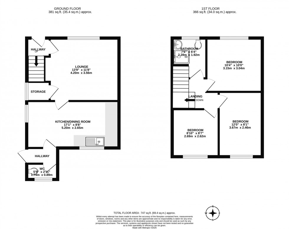 Floorplan for Broomfield Road, Standish, Wigan