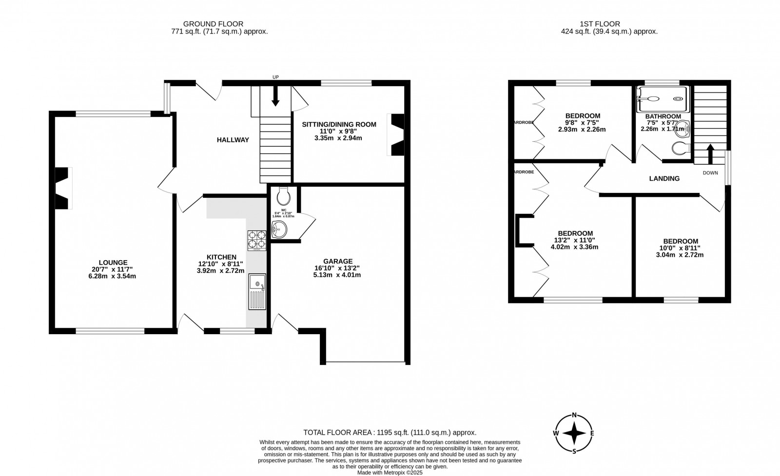 Floorplan for Greenslate Avenue, Appley Bridge, Wigan