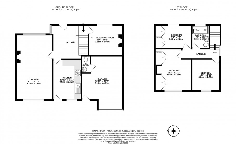 Floorplan for Greenslate Avenue, Appley Bridge, Wigan