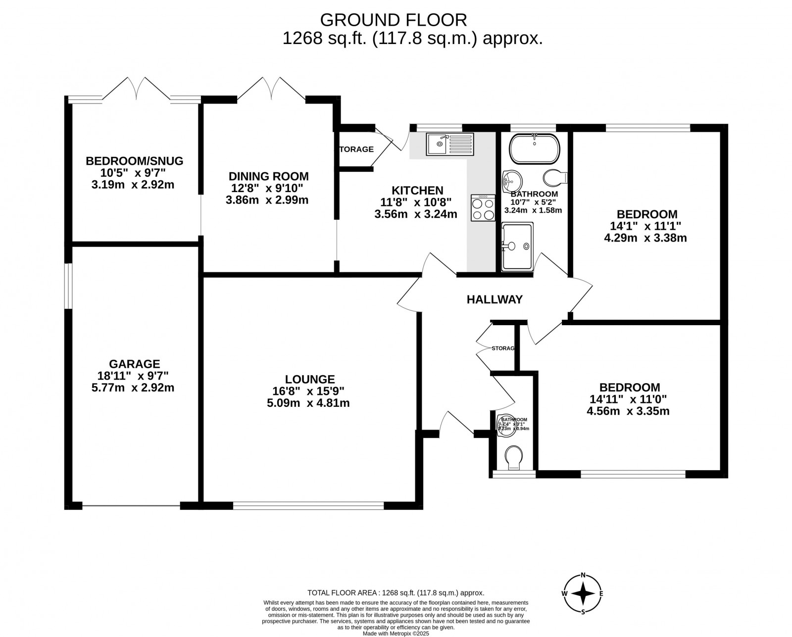 Floorplan for Whitley Crescent, Wigan
