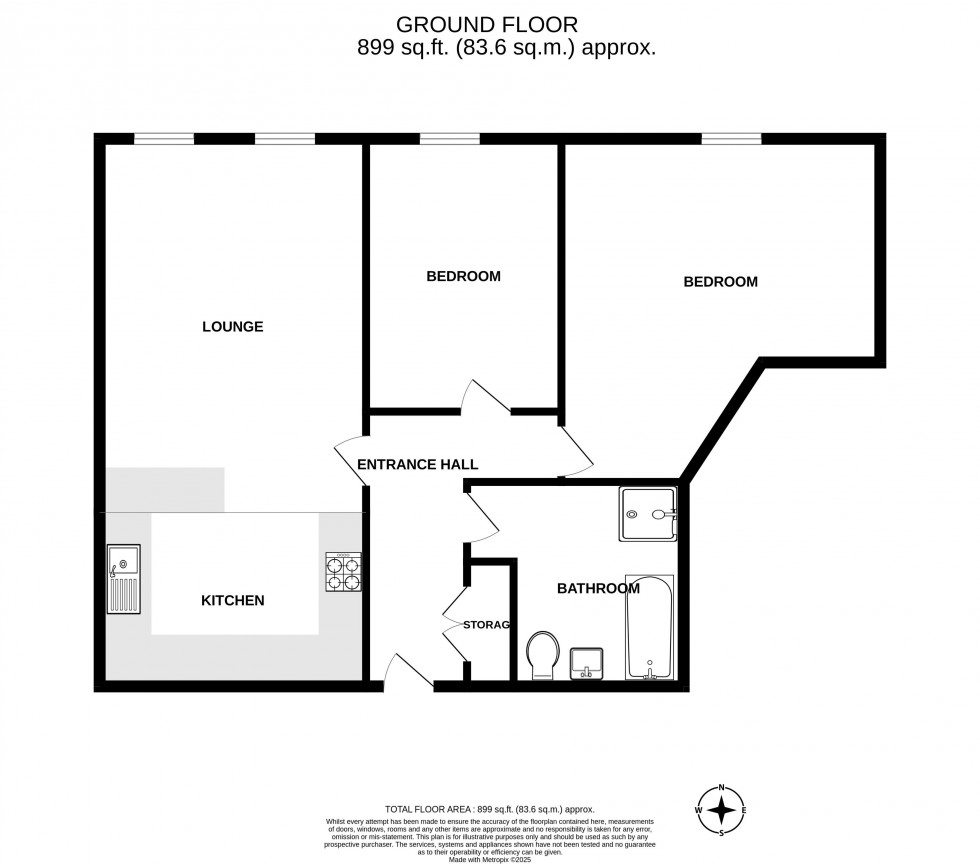 Floorplan for Trevore Drive, Standish, Wigan