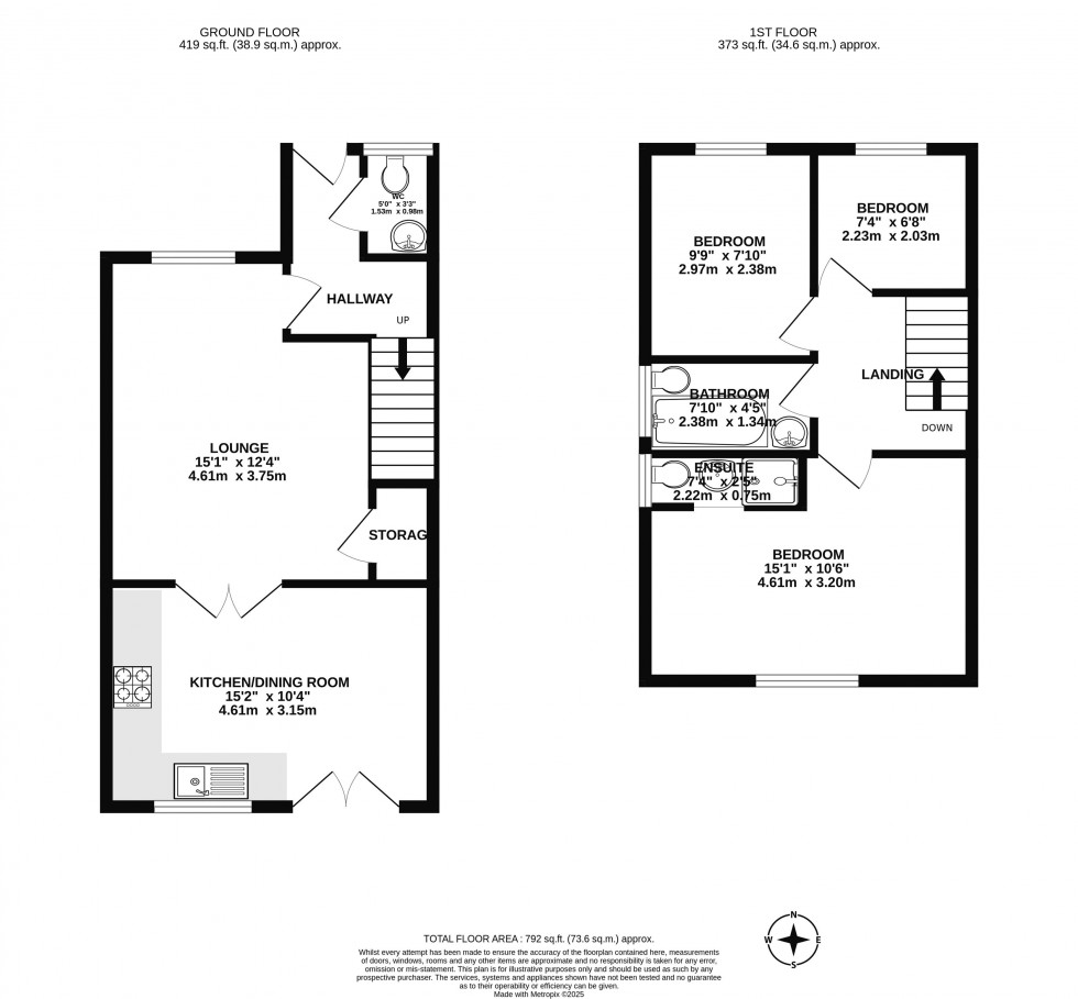 Floorplan for Douglas Road, Wigan