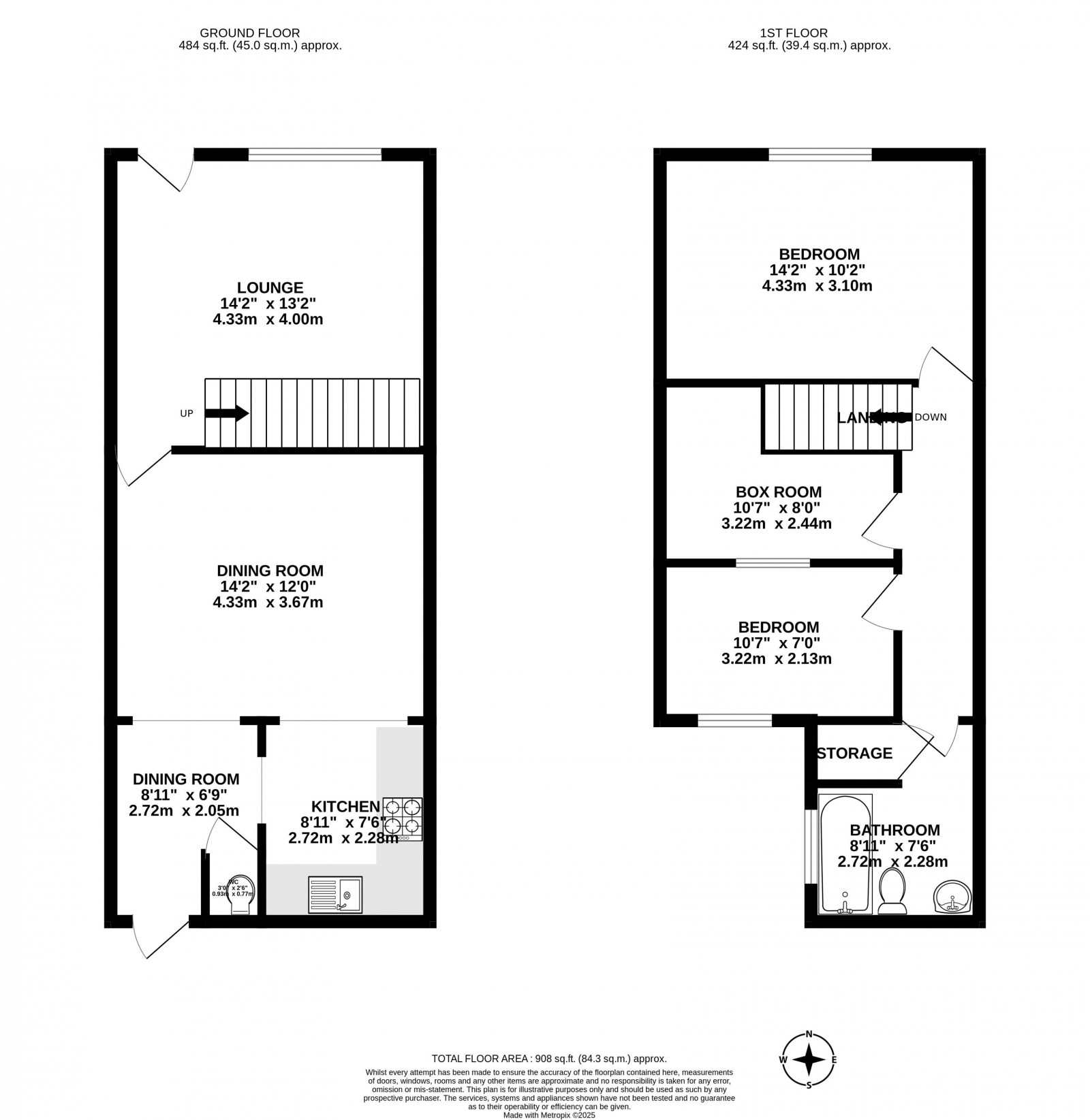 Floorplan for Platt Lane, Standish, Wigan