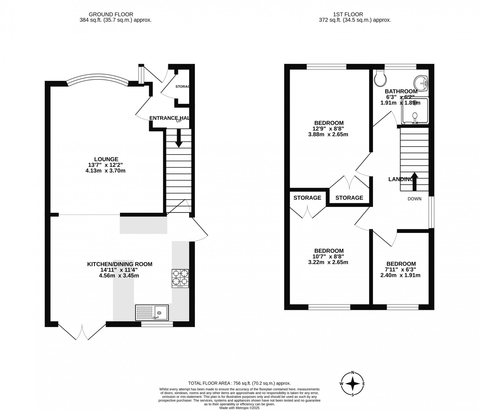 Floorplan for Silverdale Road, Orrell, Wigan