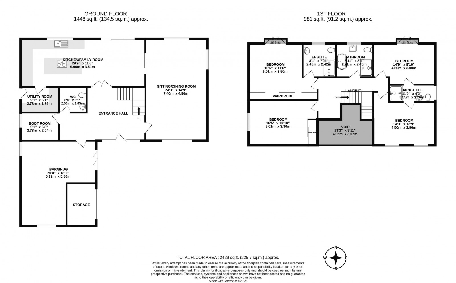 Floorplan for Arbour Lane, Standish, Wigan