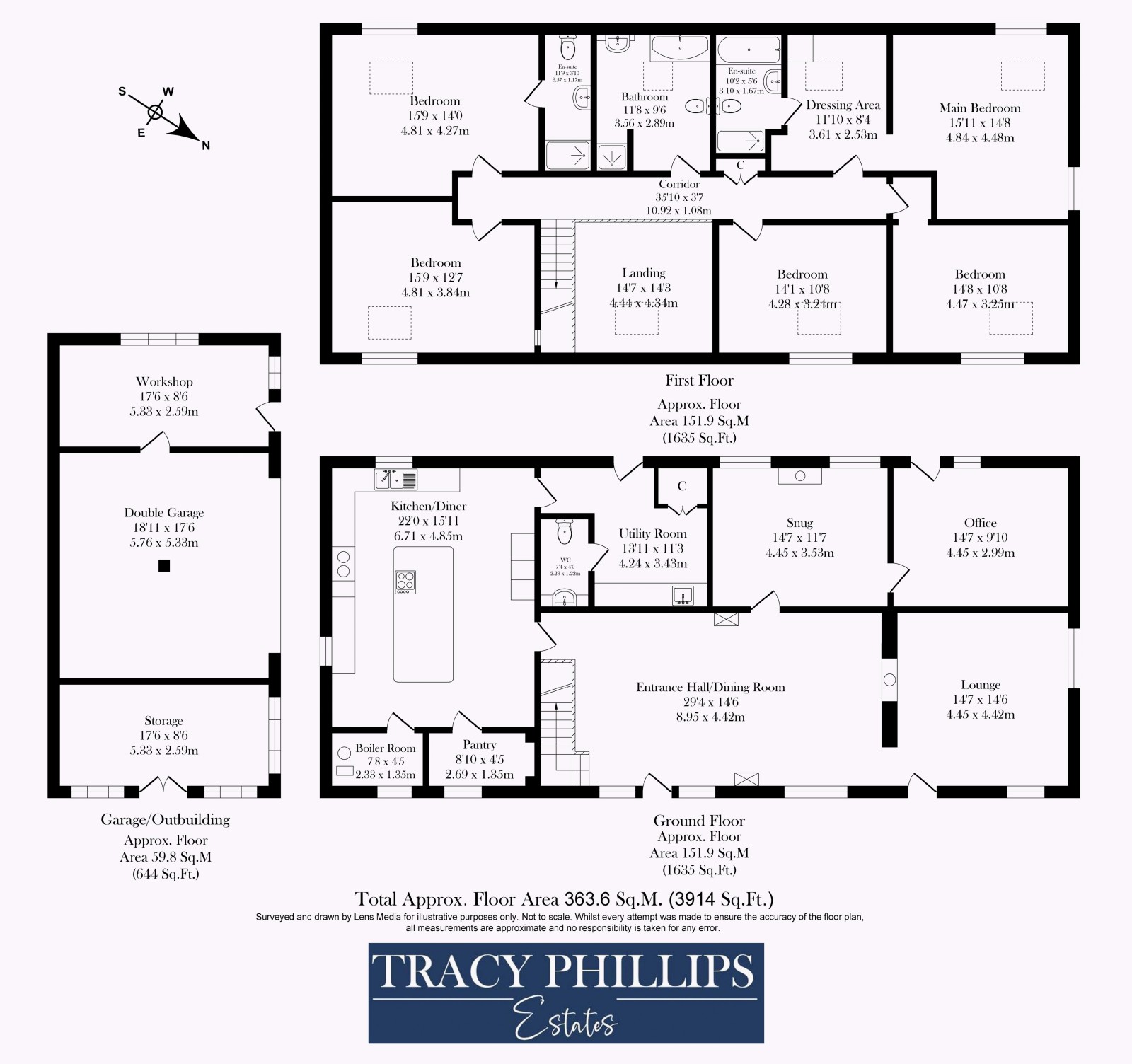 Floorplan for Standish Wood Lane, Standish, Wigan