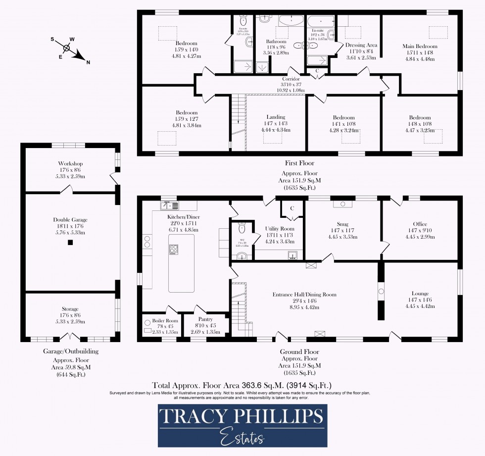 Floorplan for Standish Wood Lane, Standish, Wigan