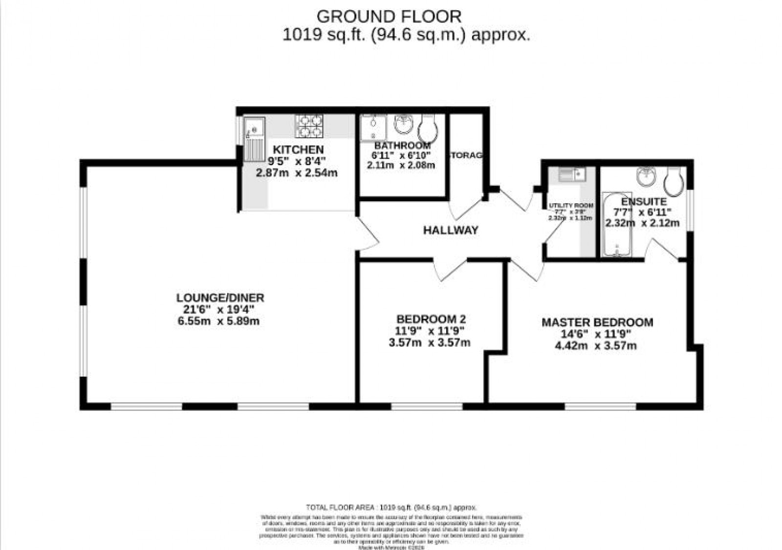 Floorplan for Bramley Court, Standish, Wigan