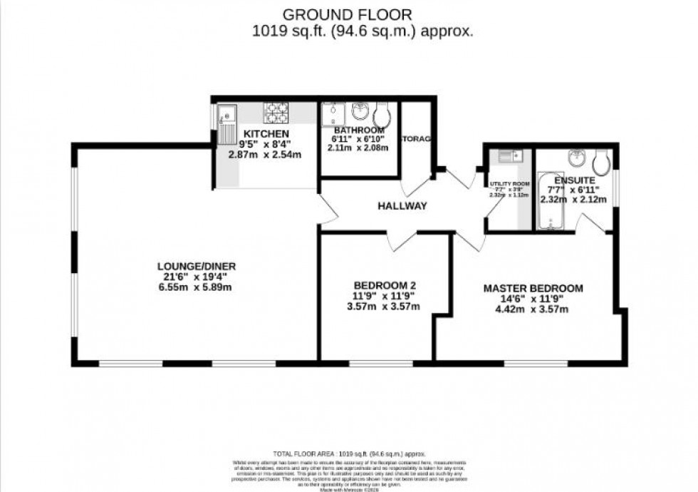 Floorplan for Bramley Court, Standish, Wigan