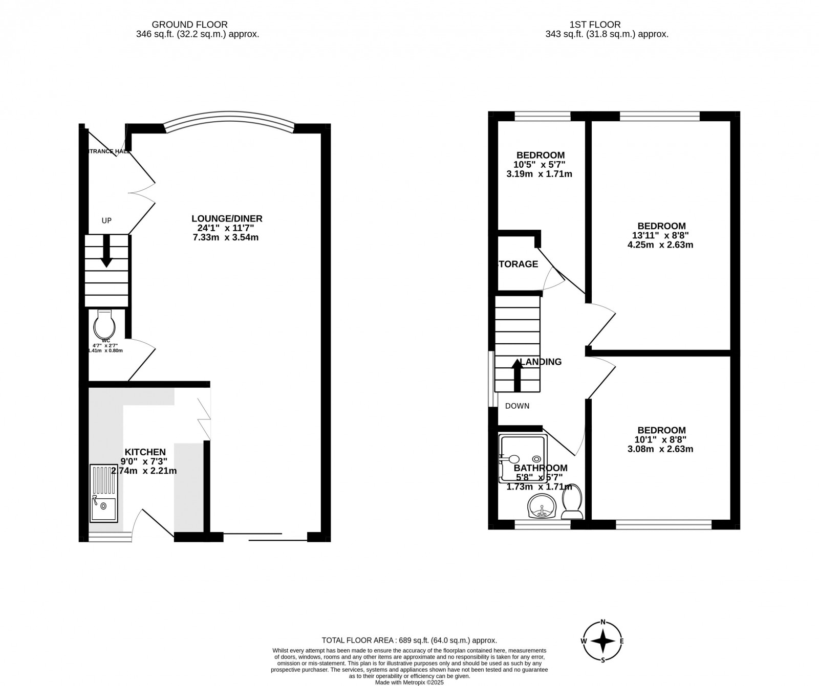 Floorplan for Robin Hill Drive, Standish, Wigan