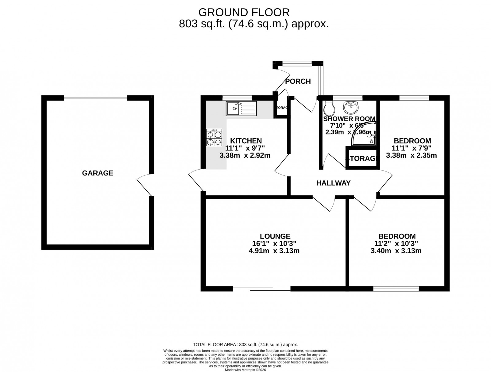 Floorplan for Old Pepper Lane, Standish, Wigan