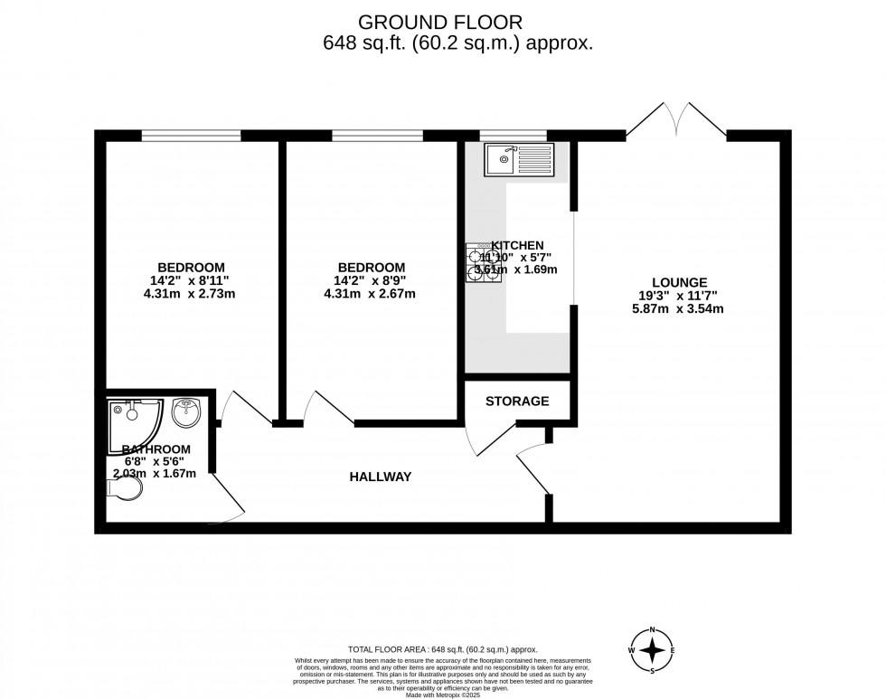 Floorplan for Bramley Court, Standish, Wigan