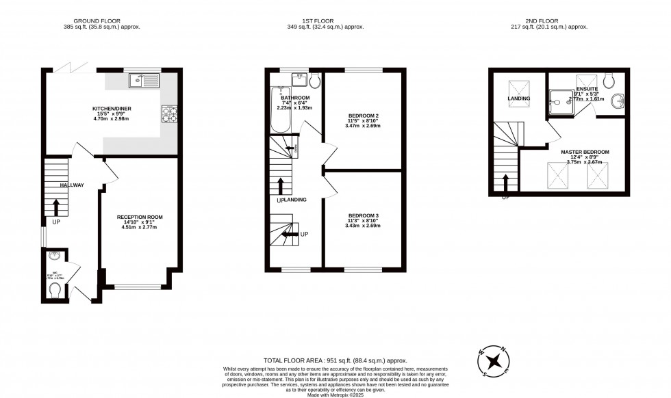 Floorplan for Garden Nook, Shevington, Wigan
