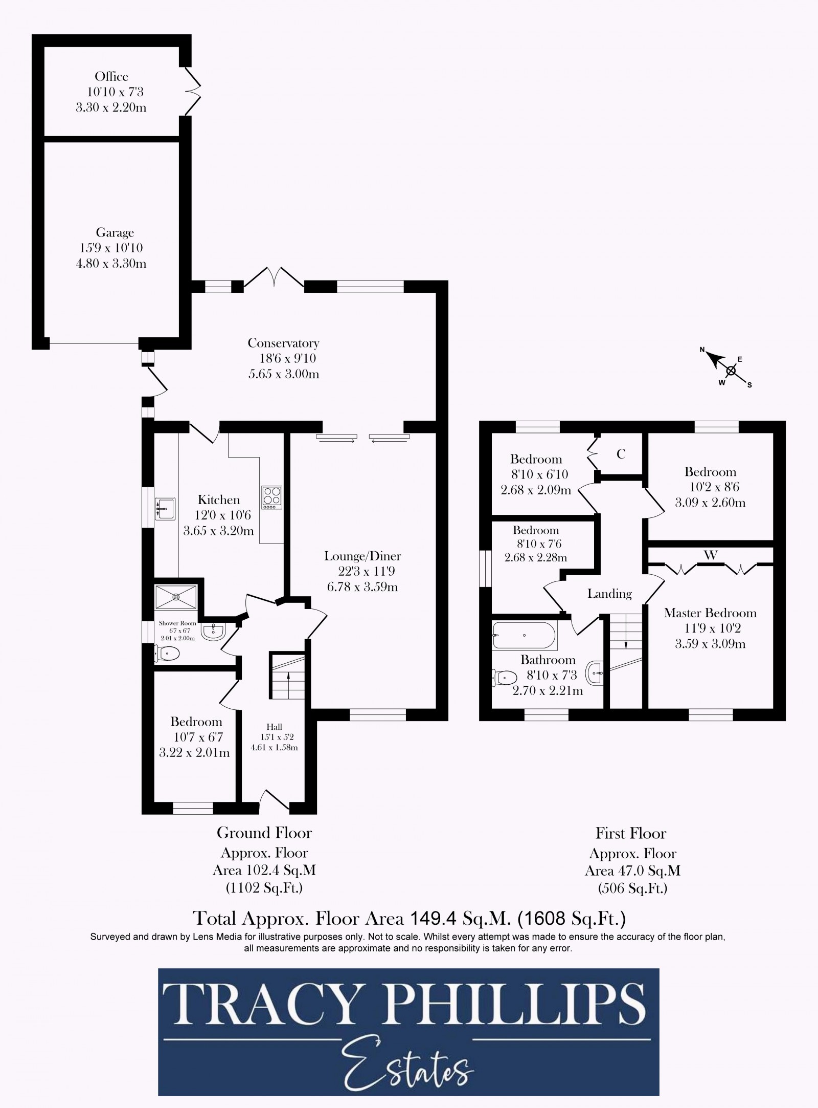 Floorplan for Coach House Drive, Shevington, Wigan