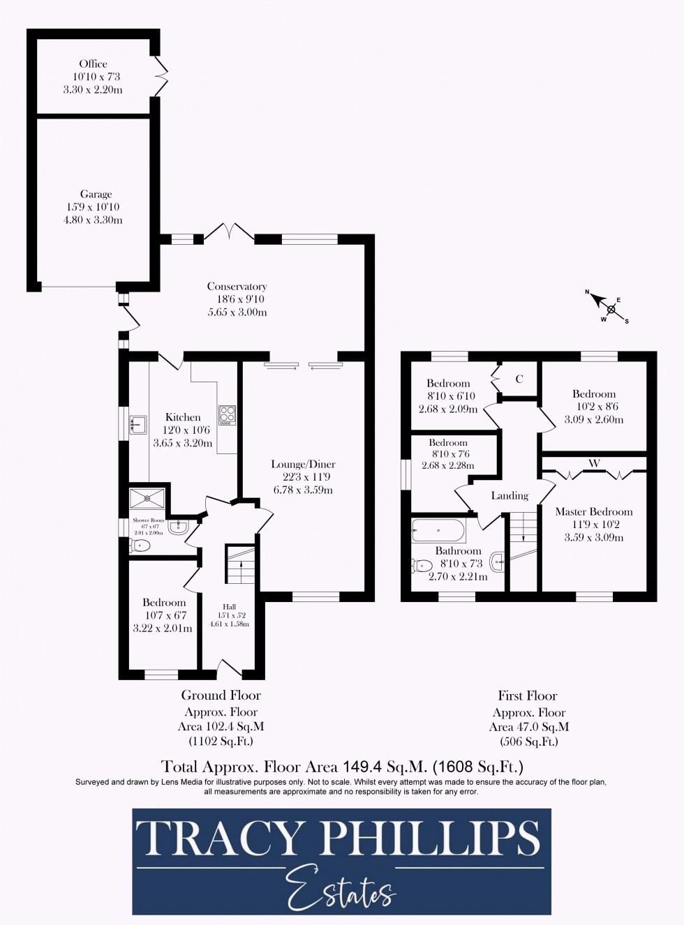 Floorplan for Coach House Drive, Shevington, Wigan