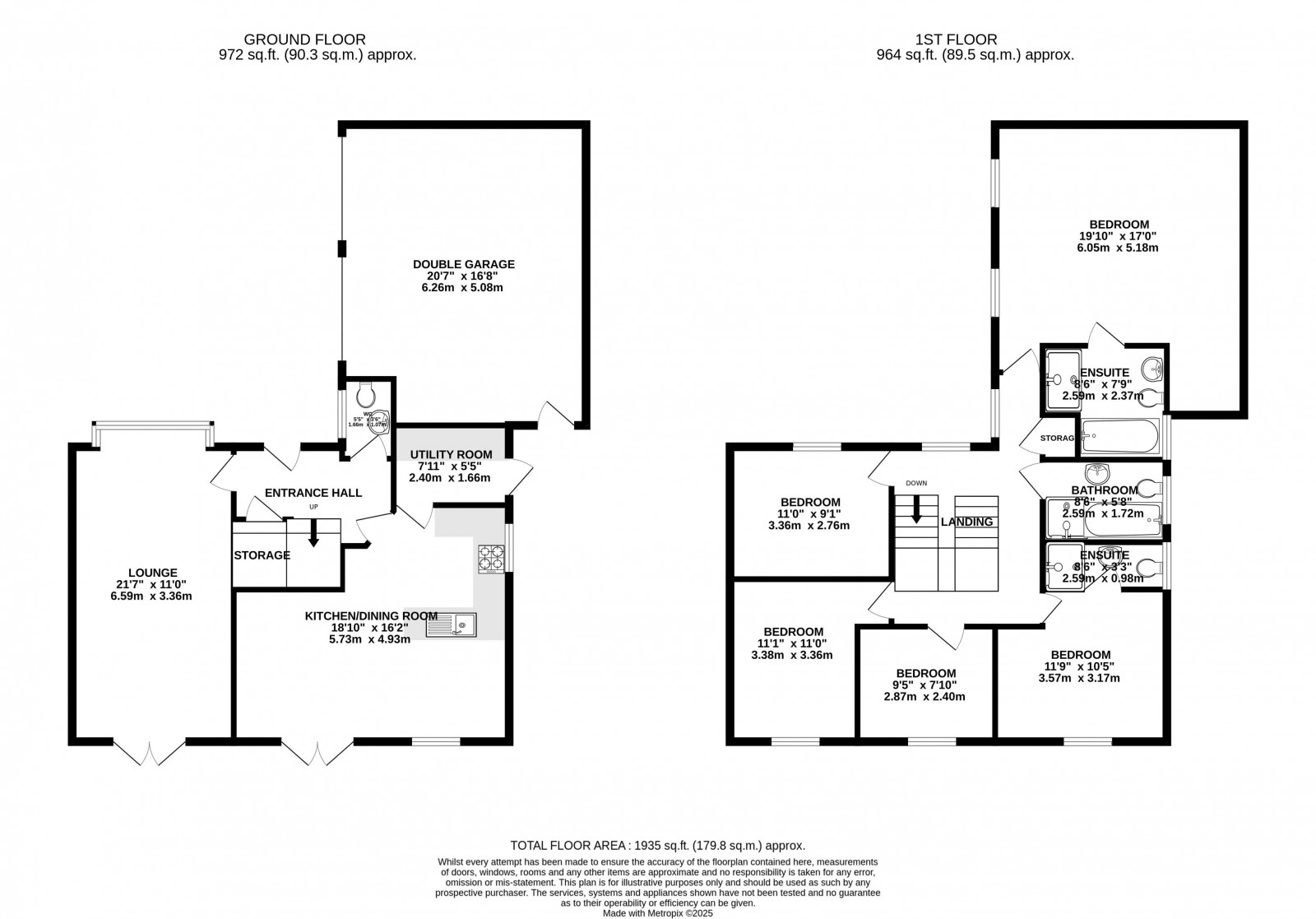 Floorplan for Almond Green Avenue, Standish, Wigan