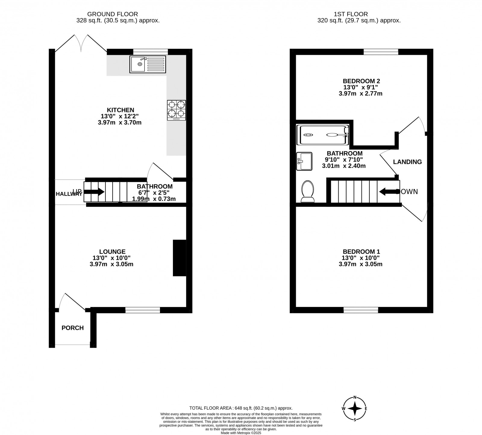 Floorplan for Platt Lane, Standish
