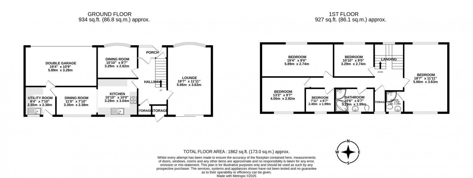 Floorplan for Hall Lane, Wrightington, Wigan
