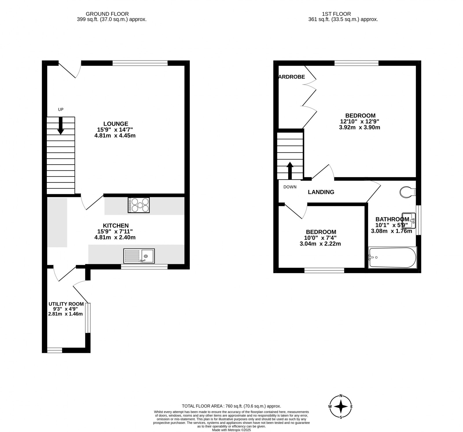 Floorplan for Stanley Road, Aspull, Wigan