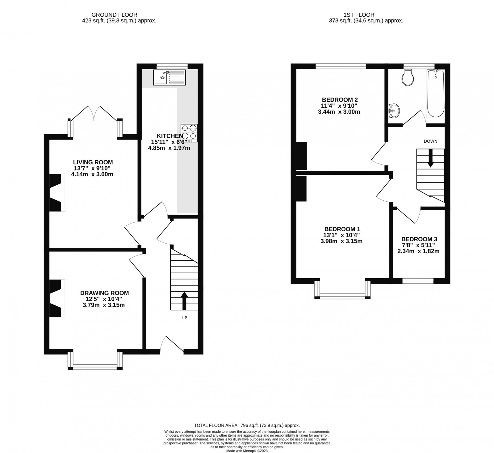 Floorplan for Barnsley Street, Wigan