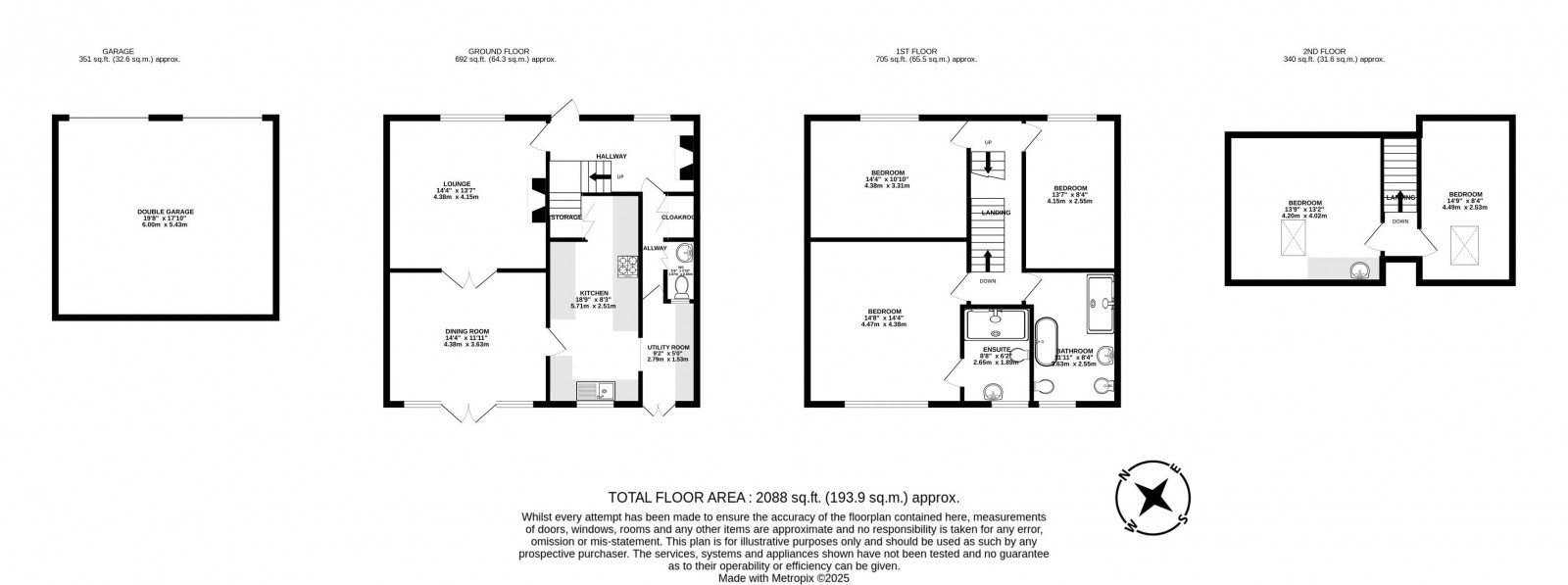 Floorplan for Dukes Row, Aspull, Wigan
