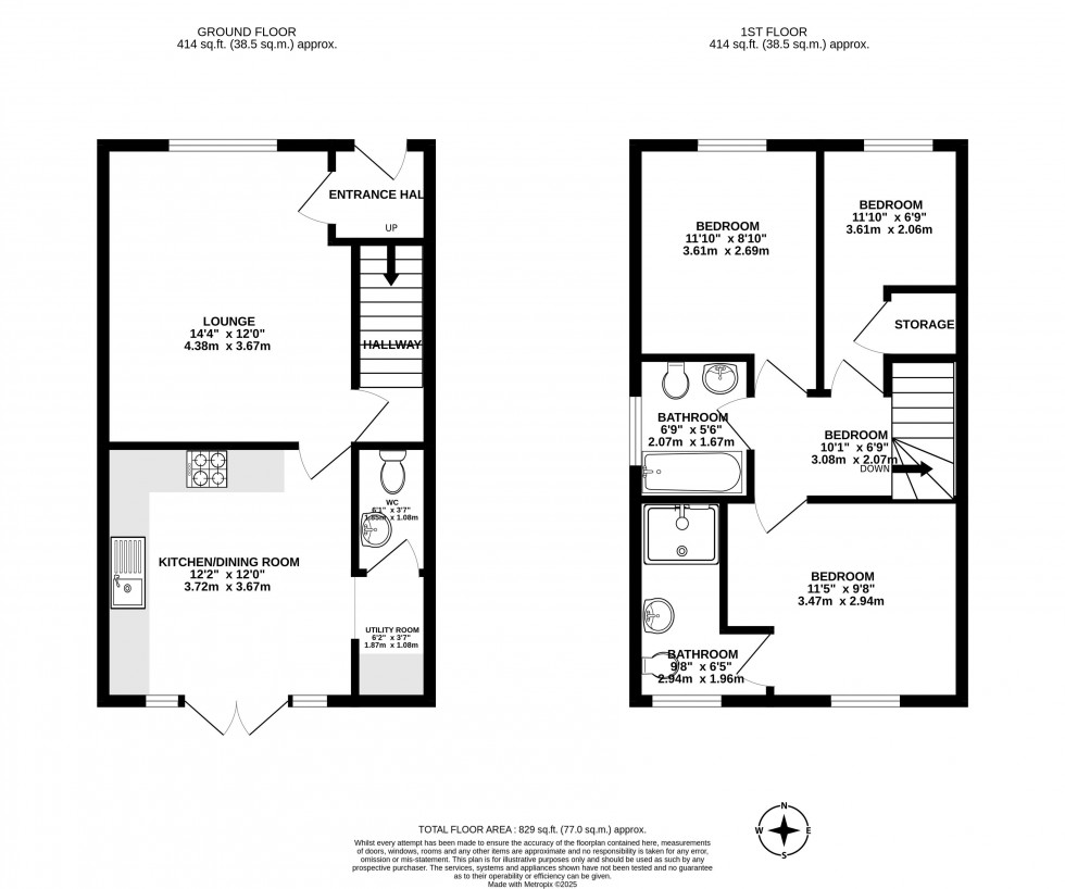 Floorplan for Almond Green Avenue, Standish, Wigan
