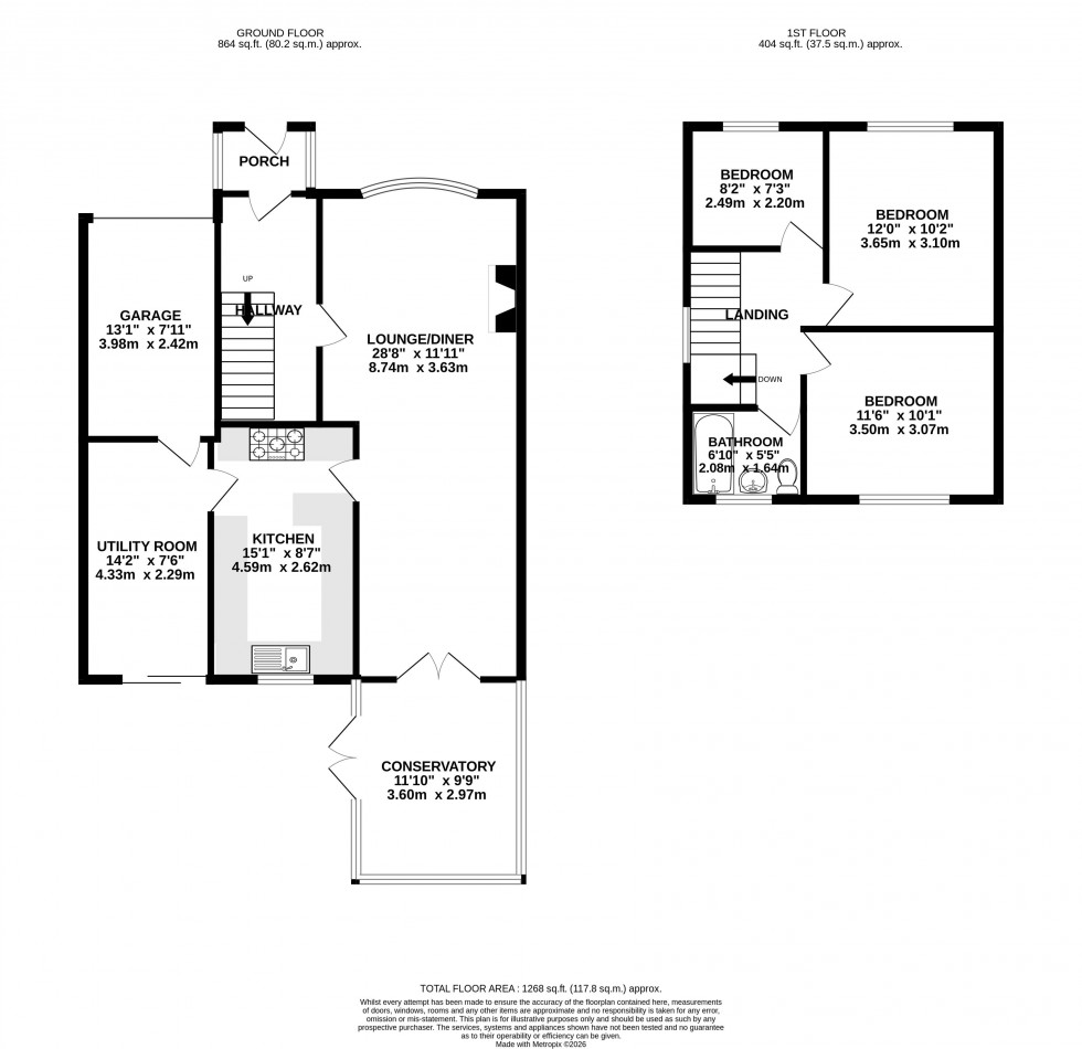 Floorplan for Edgewood, Shevington, Wigan